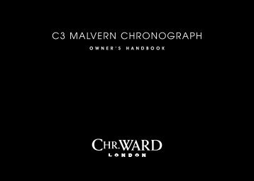 C3 MALVERN CHRONOGRAPH - Christopher Ward