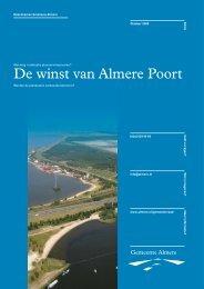 De winst van Poort - Gemeenteraad Almere - Gemeente Almere