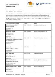 Photovoltaik - Handwerkskammer Trier