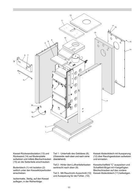 Installations-und Betriebsanweisung FOKUS TURBO 2000 Holz ...