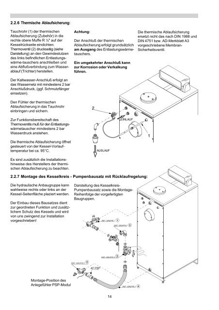 Installations-und Betriebsanweisung FOKUS TURBO 2000 Holz ...