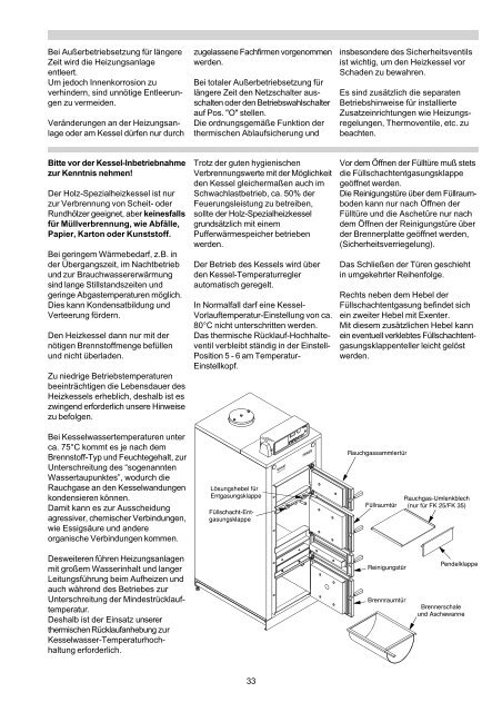 Installations-und Betriebsanweisung FOKUS TURBO 2000 Holz ...