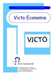 Folder VICTO Economie - Brink Techniek