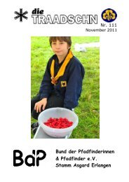 Ausgabe 111 / 2011 - Stamm Asgard Erlangen eV