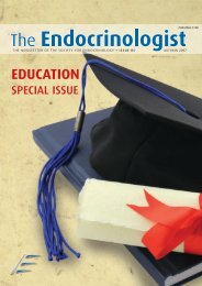 The Endocrinologist | Issue 85 - Society for Endocrinology
