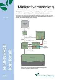 BIOENERGI kort fortalt - LandbrugsInfo