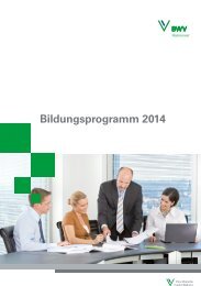 Bildungsprogramm 2014 - BWV Hannover