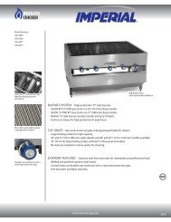 Chicken Broilers - Imperial Catering Equipment