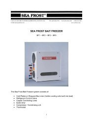 BF1,2 & 3 SwageloksÂ® (110) - Sea Frost Refrigeration