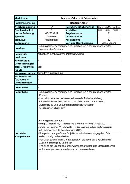 Informatik 2 - Hochschule Regensburg