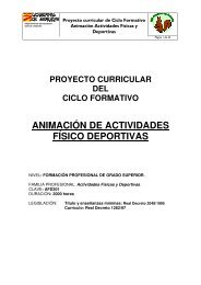 proyecto curricular de afd301 - demo e-ducativa catedu