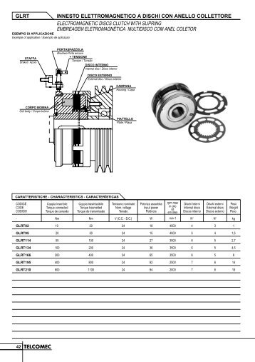 glrt electromagnetic discs clutch with slipring embreagem ...