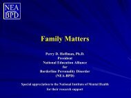 What is Family Connections? - Borderline Personality Disorder