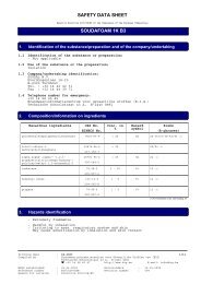 Read Safety Data Sheet (PDF) - Dolphin Sealants