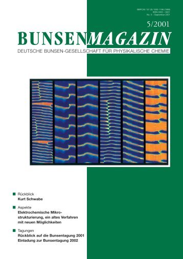 bunsenmagazin - Deutsche Bunsengesellschaft für Physikalische ...