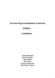 Ovarian Hyperstimulation Syndrome - eshre