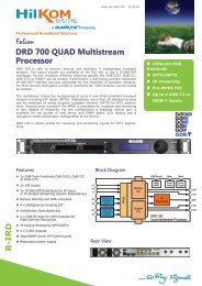 B-IRD DRD 700 QUAD Multistream Processor Falcon - Protel