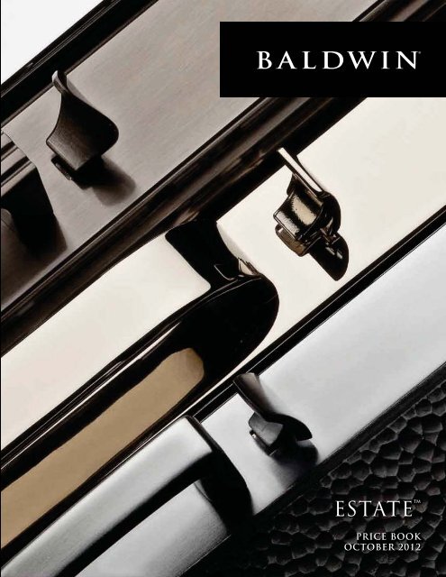 Baldwin 2121 3 Inch X 12 Inch Solid Brass Square Edge Push
