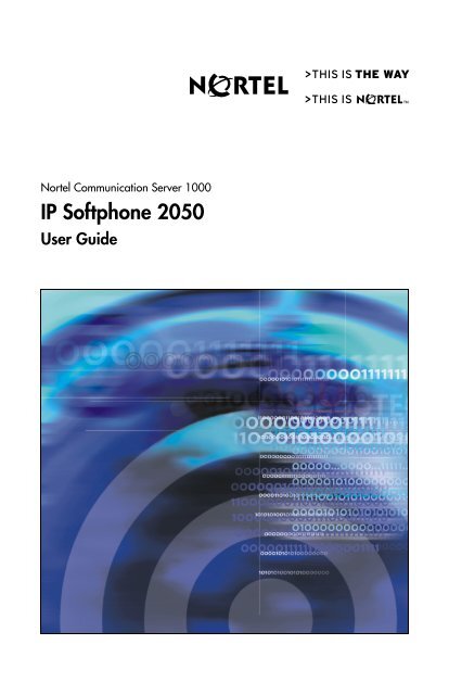 Nortel IP Softphone 2050 User Guide - Harbor Networks