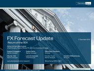 FX Forecast Update - Danske Analyse - Danske Bank