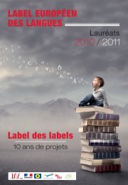 Label européen des langues - Agence Europe-Education-Formation ...