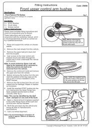 Download INSTALL GUIDE - Whiteline