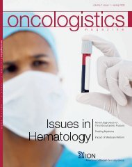 First Quarter 2008 - Issues in Hematology - ION Solutions