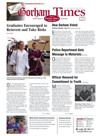 June 24, 2011 Graduation Issue - Gorham Times