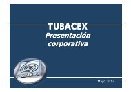 nuevos productos - Tubacex