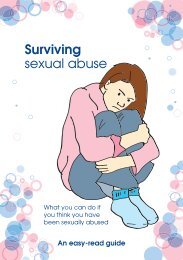 Surviving sexual abuse: an easy-read guide - BAVA - Bristol Against ...