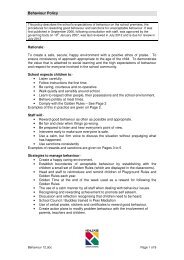 Behaviour Policy - Henleaze Junior School