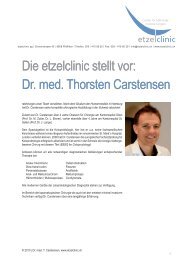 Dr. med. Thorsten Carstensen - in der etzelclinic