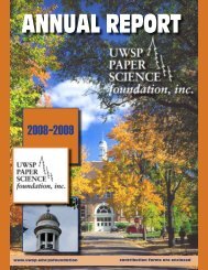 2008-2009 Annual Report PDF - Home - University of Wisconsin ...