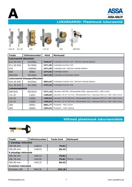 B - ASSA ABLOY