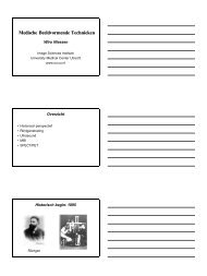 Medische Beeldvormende Technieken - Image Sciences Institute