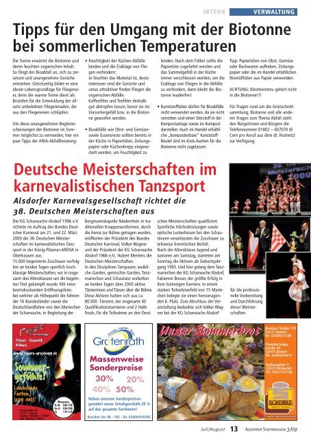 undsonst?! - Alsdorfer Stadtmagazin