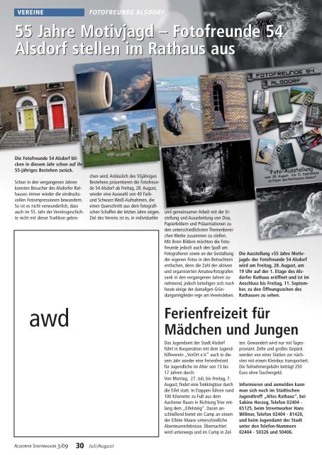 undsonst?! - Alsdorfer Stadtmagazin