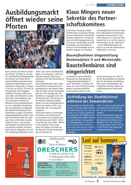 undsonst?! - Alsdorfer Stadtmagazin