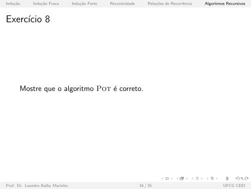 InduÃ„Â¯ÃƒÂ£o e Recursividade
