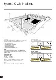 System 120 Clip-in ceilings - Usg-me.com