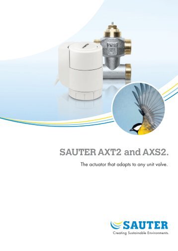 SAUTER AXT2 and AXS2. - Sauter Automation AB
