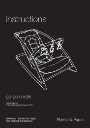 mamas and papas mpx travel system instructions