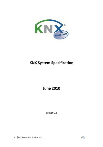 KNX Specification V2.5