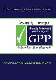 PROFILES OF CERTIFIED NGOs - Cooperation Committee for ...