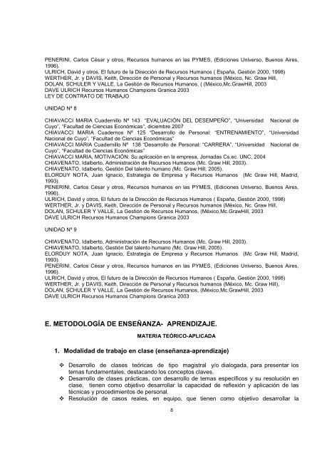 AdministraciÃ³n de Personal I - Facultad de Ciencias EconÃ³micas