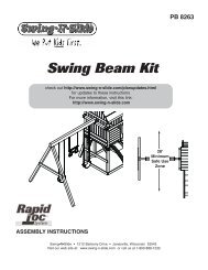 Swing Beam Kit - Swing-N-Slide