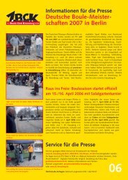 Presseinformation 06 als PDF - Boule Club Kreuzberg