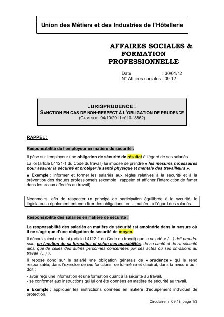 Sanction En Cas De Non Respect A L Obligation De