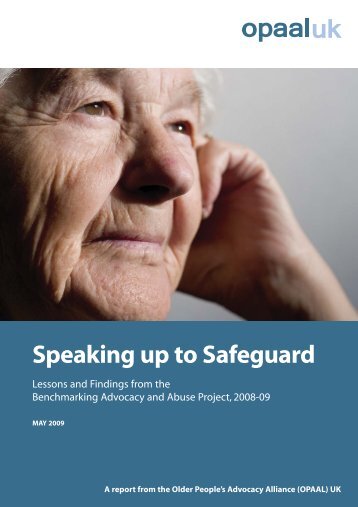 Speaking Up to Safeguard - Action on Elder Abuse