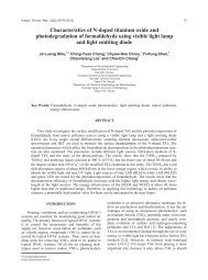 Characteristics of N-doped titanium oxide and ... - SER